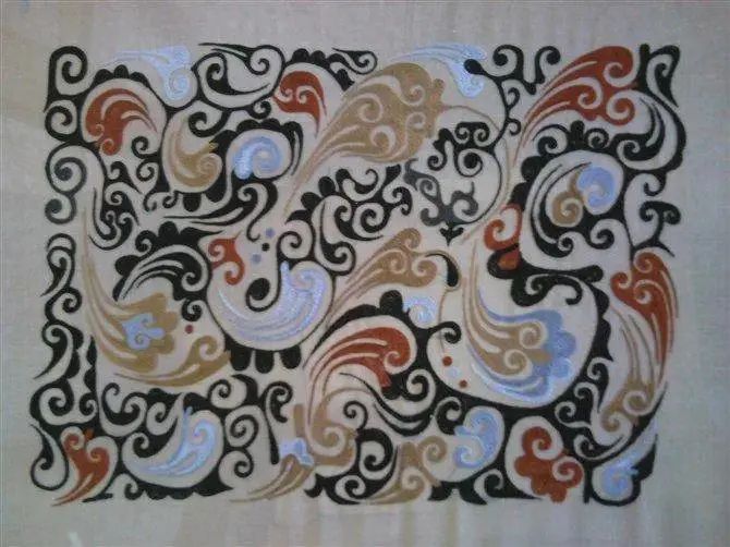 绣访明清之京绣刺绣基础课程_图案