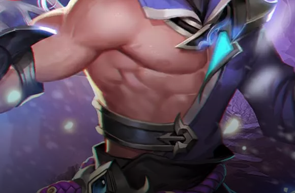 英雄是兰陵王,虽然说兰陵王的身材十分精炼,但是他的肌肉还真不是太多