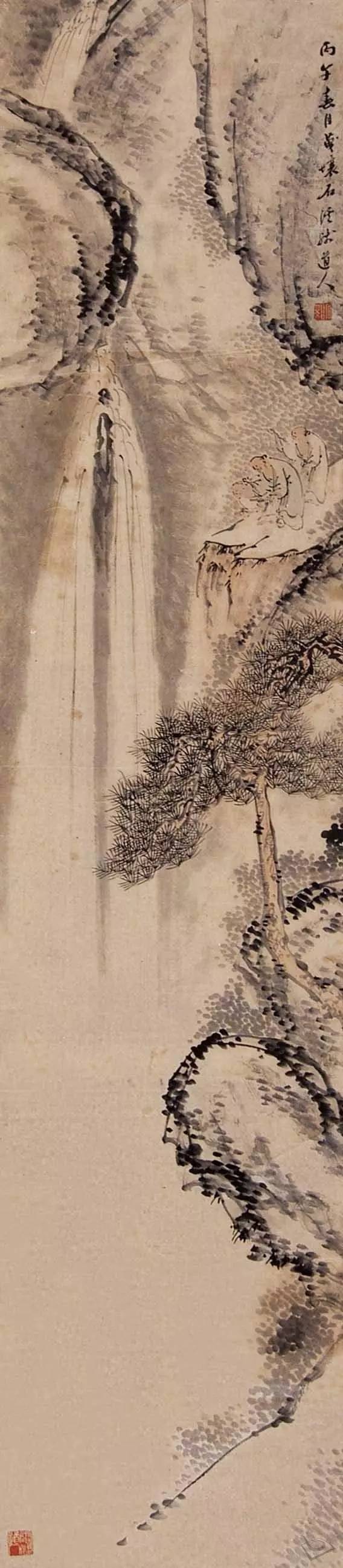 清四僧山水美学之比较石涛之繁茂八大之节俭髡残之苍浑弘仁之空净各领