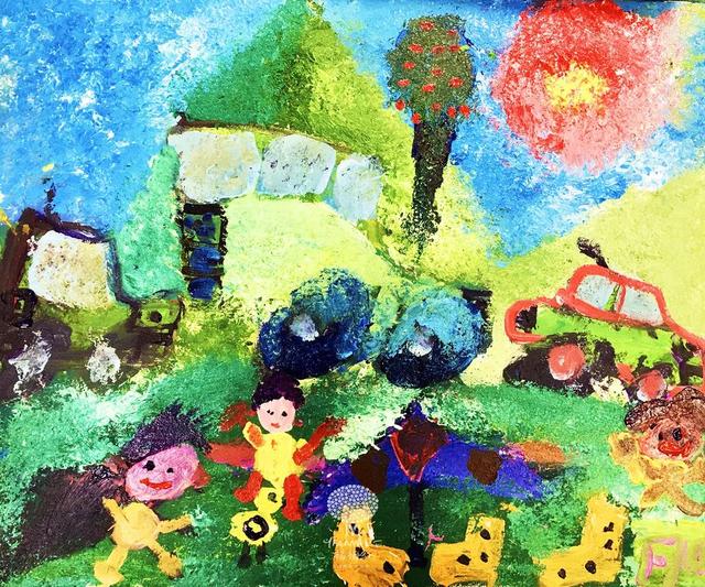 杨梅红小画家们眼里的春天是你期待的样子吗