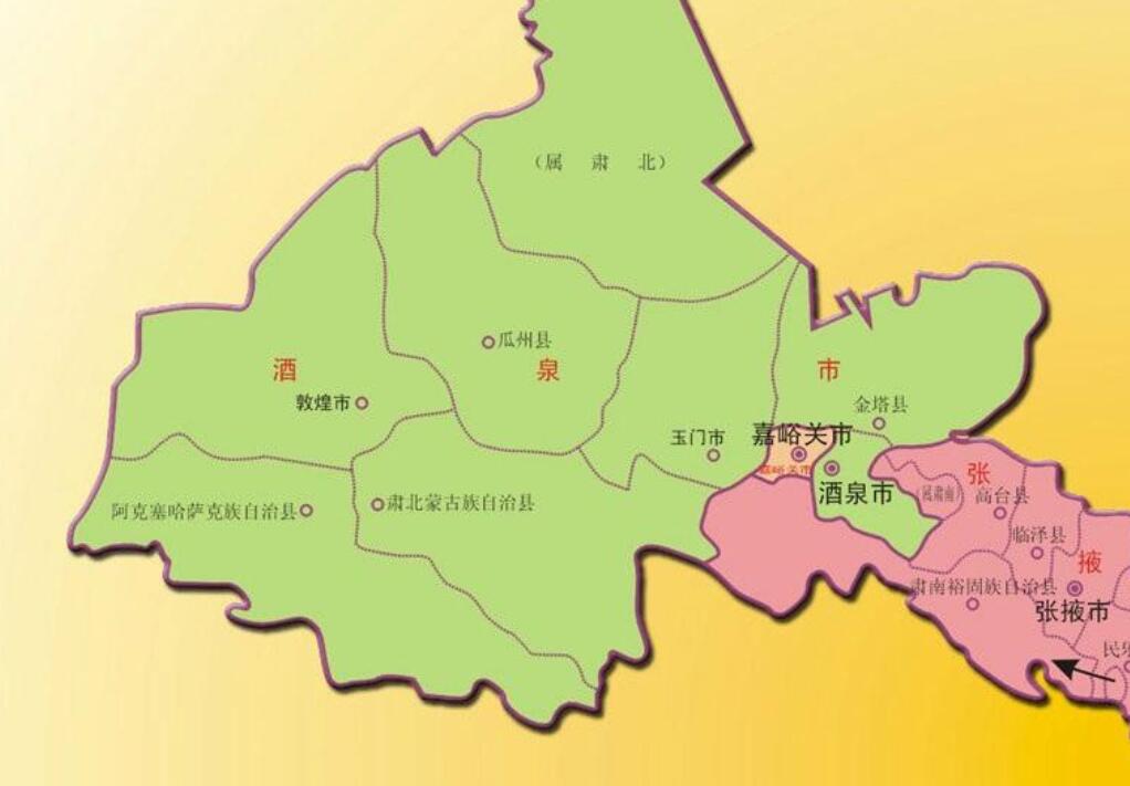 甘肃省12个地级市,西部的嘉峪关市,为何连1个县都没有?