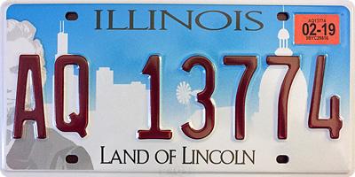 伊利诺伊州车牌