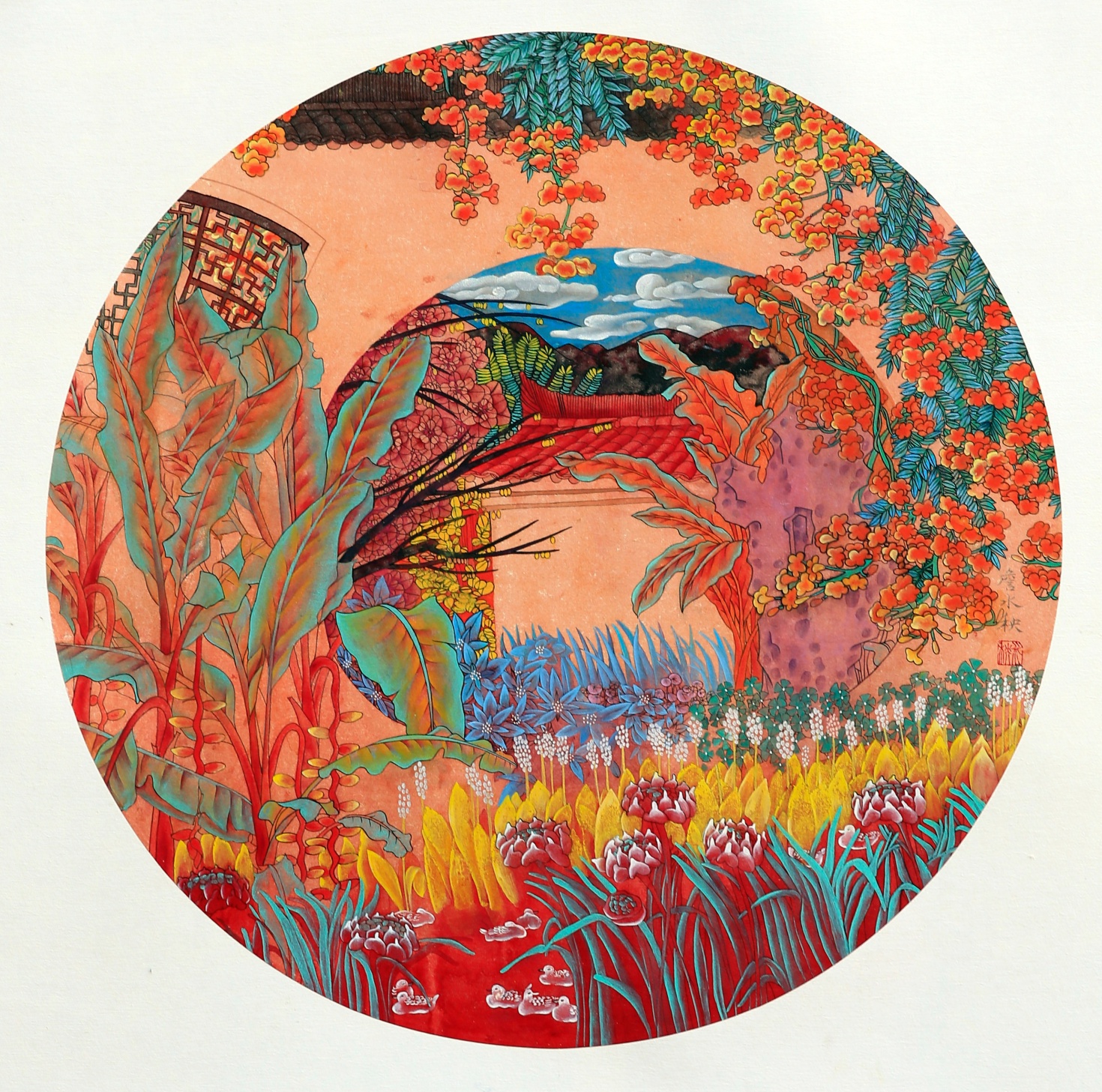 中国画名家画家詹水秧作品欣赏