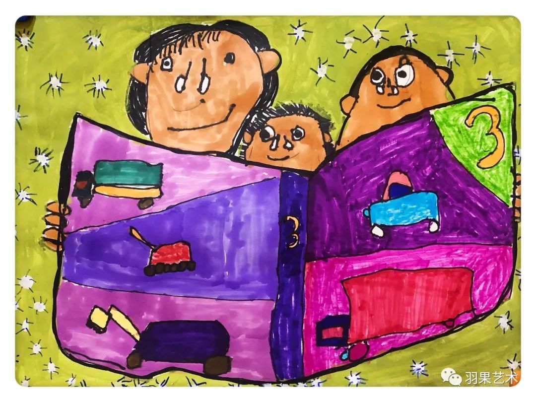 春暖花开读书时羽果艺术中心儿童画作品集