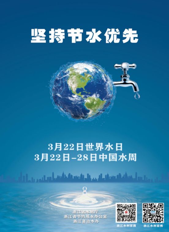 3月22日"世界水日":坚持节水优先,建设幸福河湖