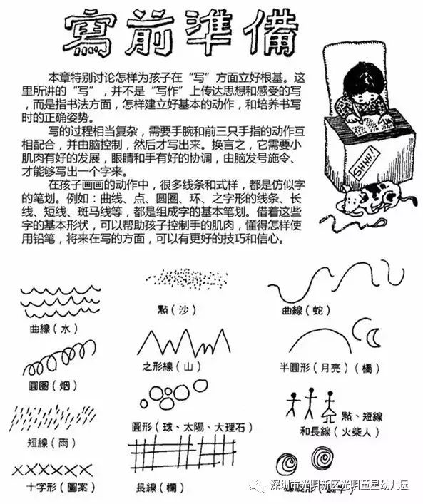 经典推介幼小衔接之幼儿前书写准备观念和方法