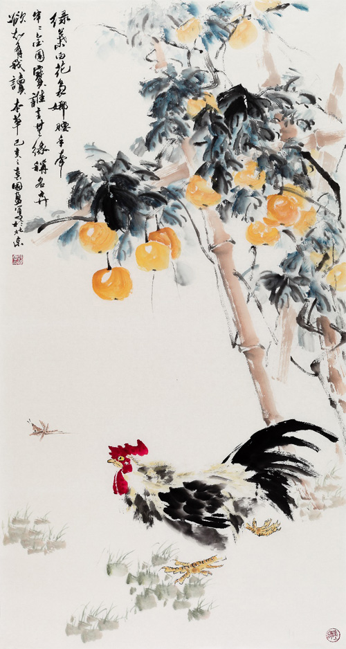 范国盈写意花鸟画系列作品欣赏