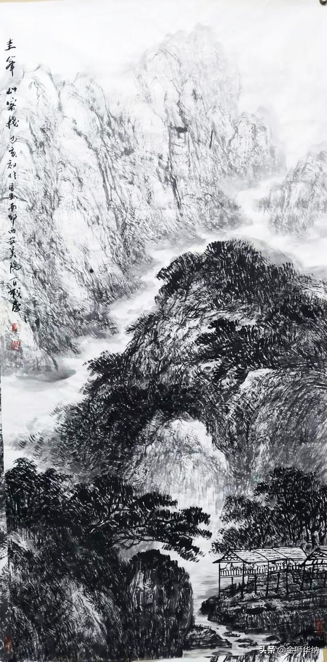 春到华夏著名画家李百战山水画欣赏