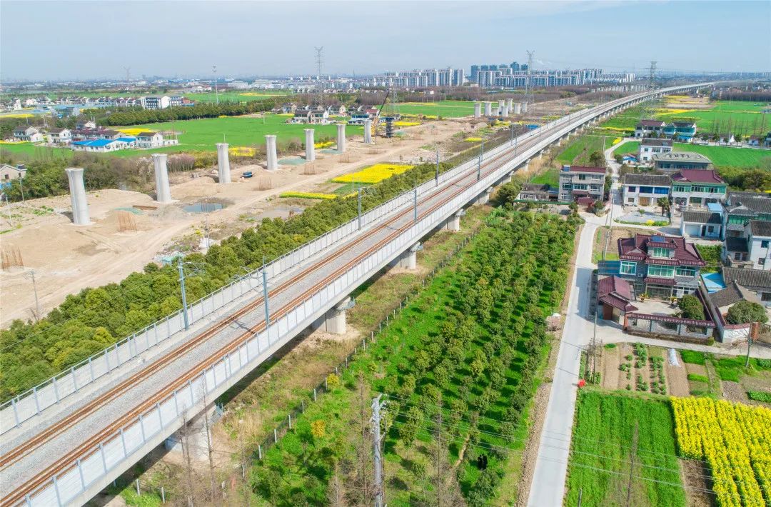 高清大片沪通铁路沿线美了美了