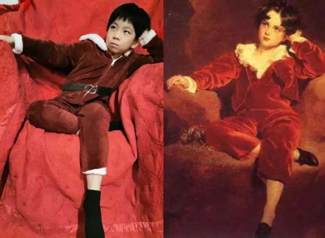 今日份分享丨模仿世界名画我只服中国的小学生