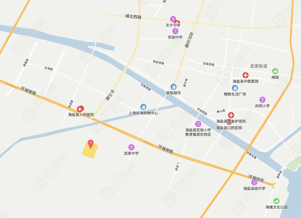 海盐武原街道地图图片