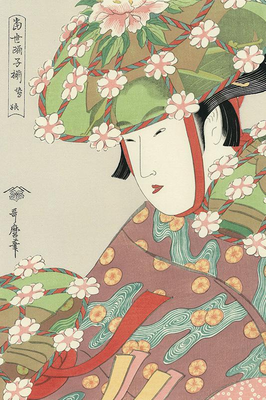 铃木春信日本浮世绘女人图春信美人之少女系列