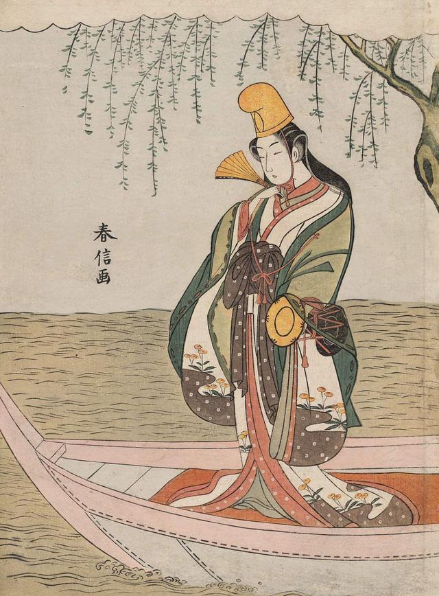 铃木春信日本浮世绘女人图春信美人之少女系列