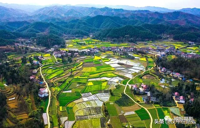 陽春三月的漢中城固,風景如畫