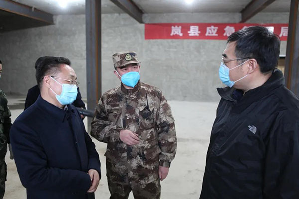 李建国在岚县检查指导护林防火工作