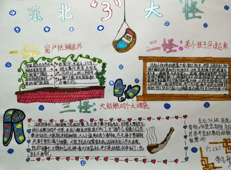 六2班 曹颖茜六1班 谭丽晶六1班 郝雪晗六1班 王紫璇精美的手抄报作品