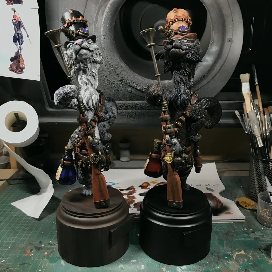 末那工作室庞晋皖涂装是一项神奇的工作