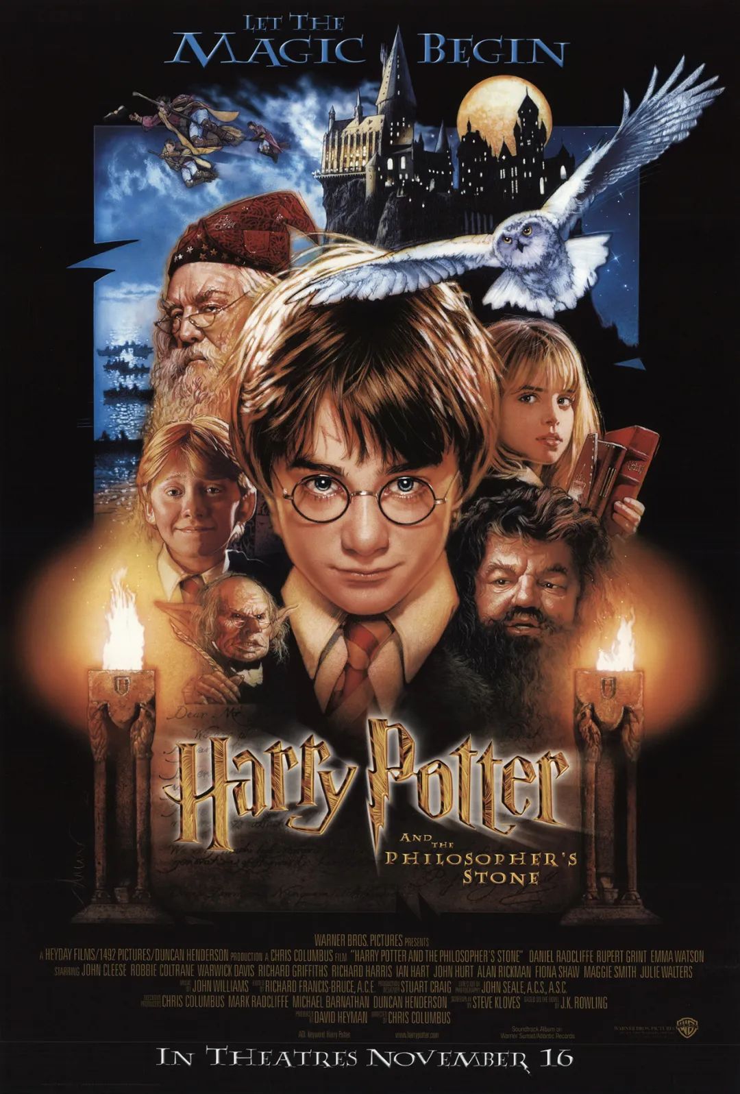 所有麻瓜哈利波特与魔法石4k修复3d版将在内地重映