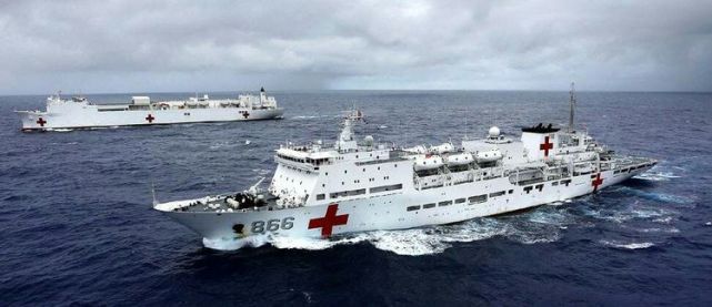 美军2艘医院船老态龙钟中国和平方舟更先进配备隔离病床