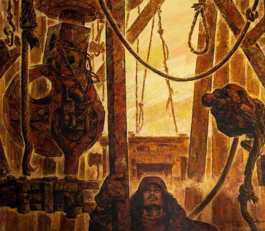 石油艺术家笔下的辽河油田变迁