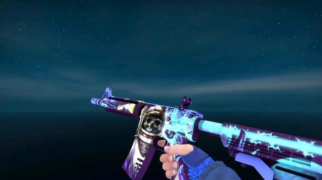 csgo科幻皮肤专场死寂空间很炫酷所以我选择二西莫夫