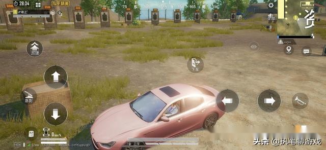 吃鸡有辆拥有车牌的金色轿跑全图仅有1辆比玛莎更稀有