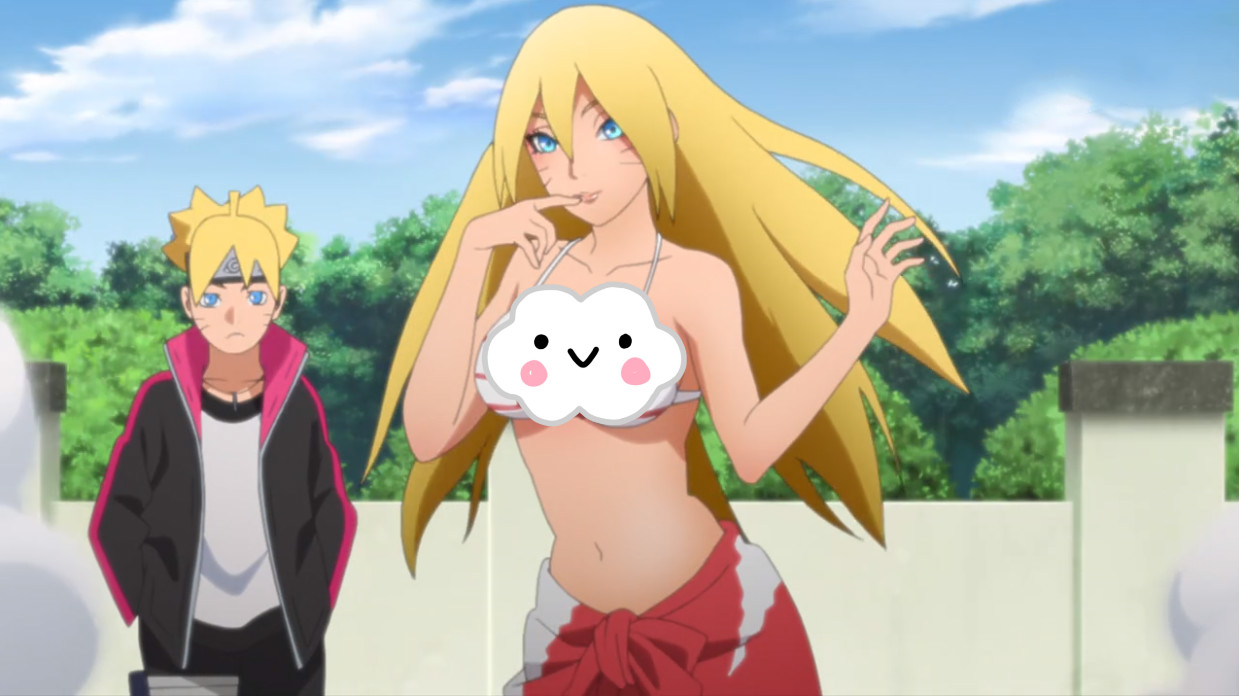 火影:博人不愧是鸣人亲儿子,色诱术无师自通,这视感很"鸣人"_美女