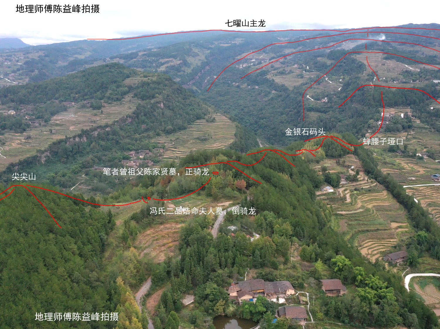 陈益峰金龟出峡杨家三品祖坟