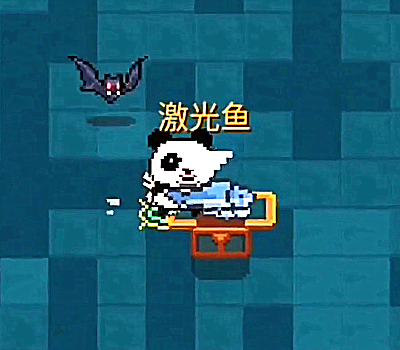 元气骑士激光鱼成最强通关神器boss刚见面就要说再见