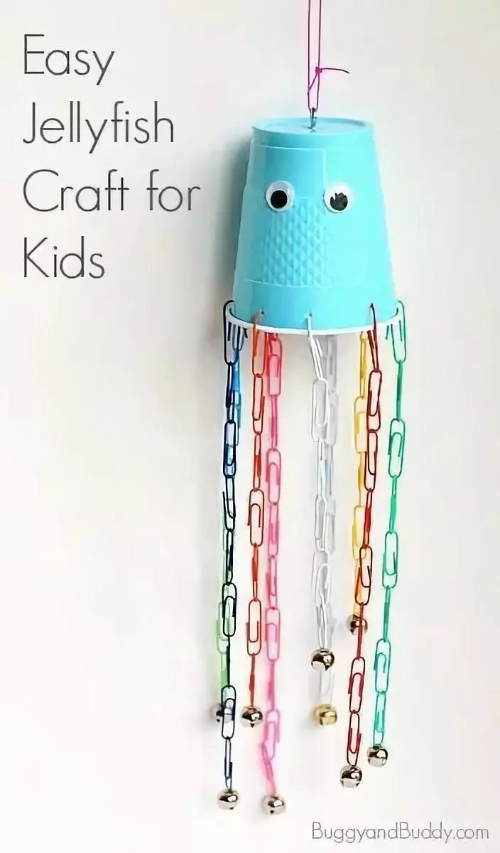 【海洋手工】创意亲子手工diy——海底世界水母系列