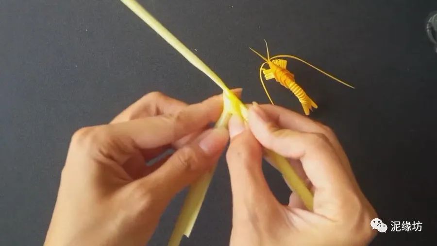 编织工艺教程吸管虾