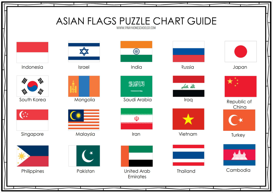让孩子认识世界各国国旗拼图游戏包