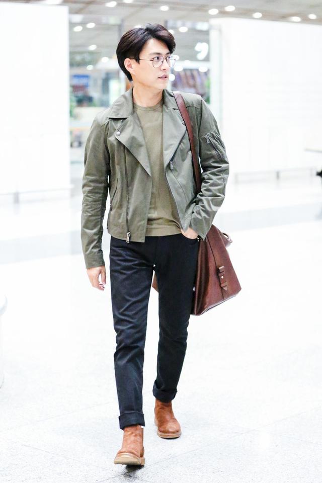 43岁的靳东怎么能这么会穿私下穿搭也太帅了