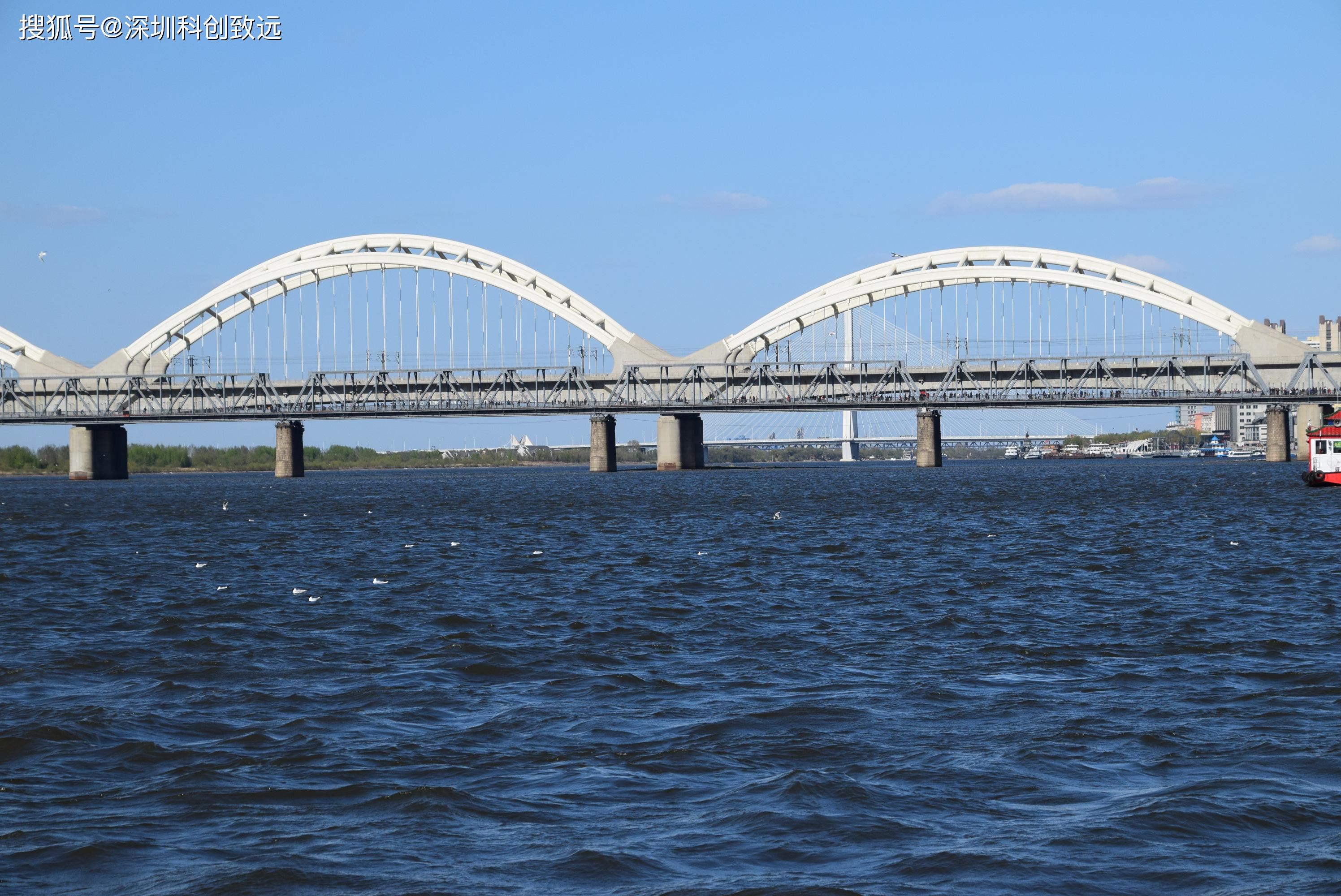 哈尔滨太阳岛,凉爽夏日,游客人潮熙熙