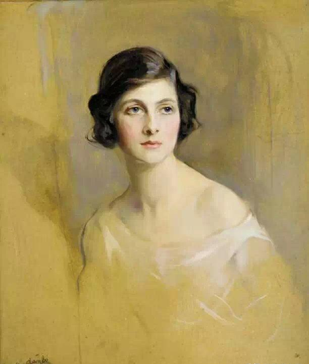 优雅的匈牙利皇室贵族女性肖像油画欣赏