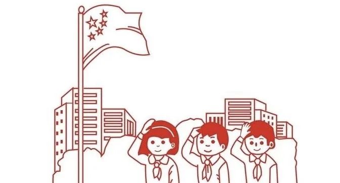 的升旗仪式我们集结在五星红旗下取得节节胜利之际在疫情防控阻击战