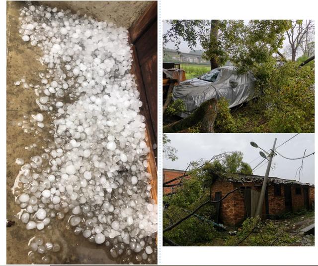 雷電,暴雨齊發,江西撫州,吉安北部出現強對流天氣_冰雹