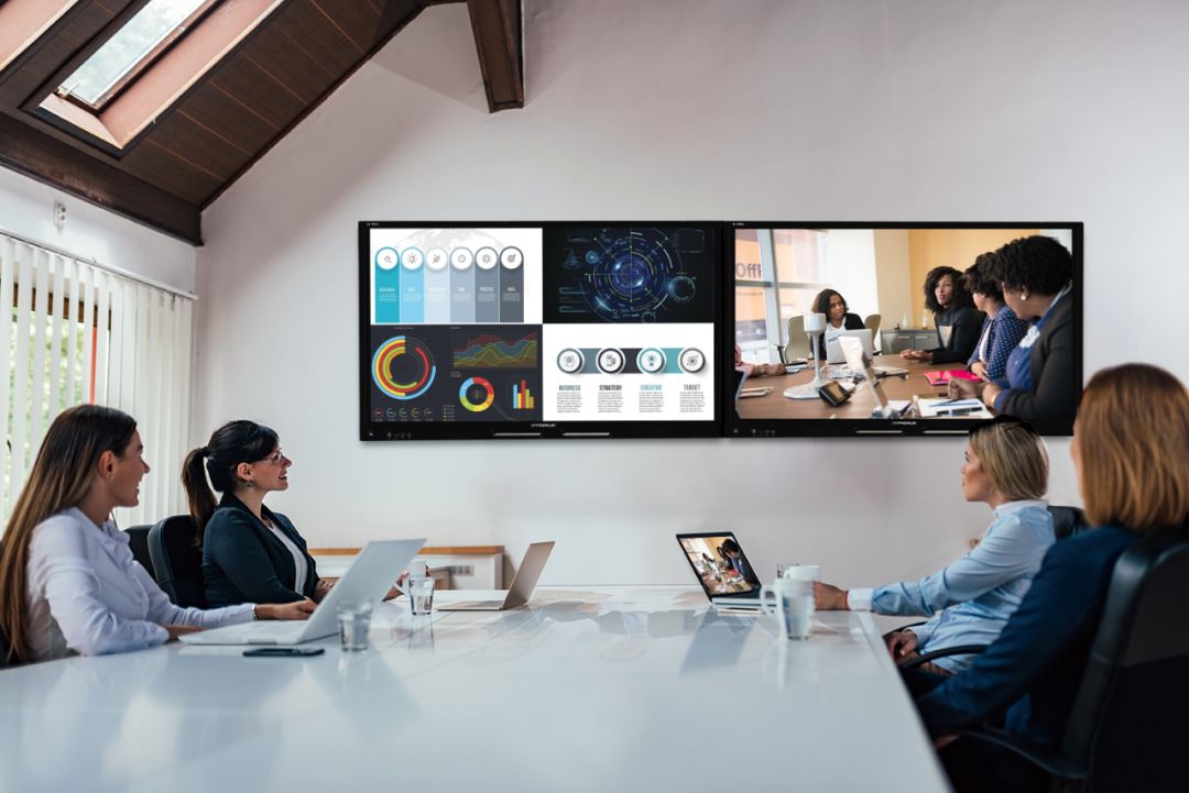 双屏联动高效会议之选丨grandhub双屏联动会议解决方案