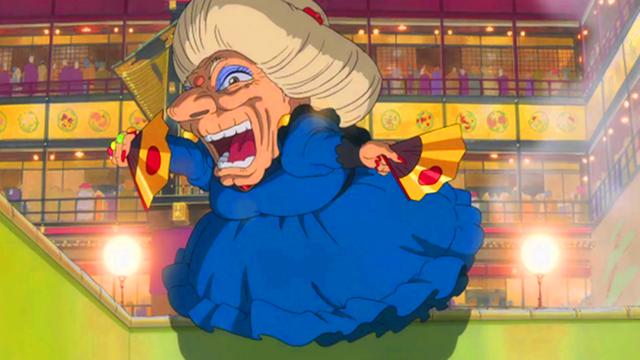 千与千寻工作的汤屋里的大boss汤婆婆在千与千寻上映之前,制霸日本