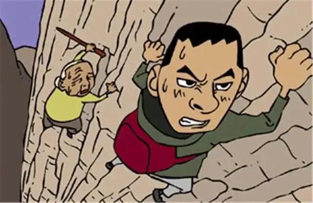 老奶奶向小伙子问路,谁知道小伙带奶奶翻山越岭(漫画)