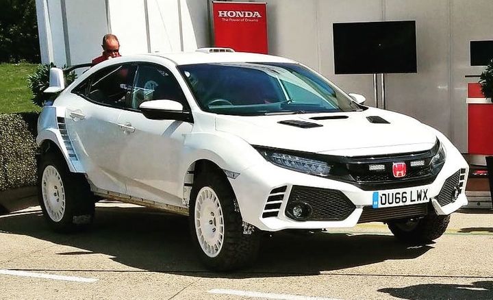 ralphhosier改装本田思域typer拉力赛车