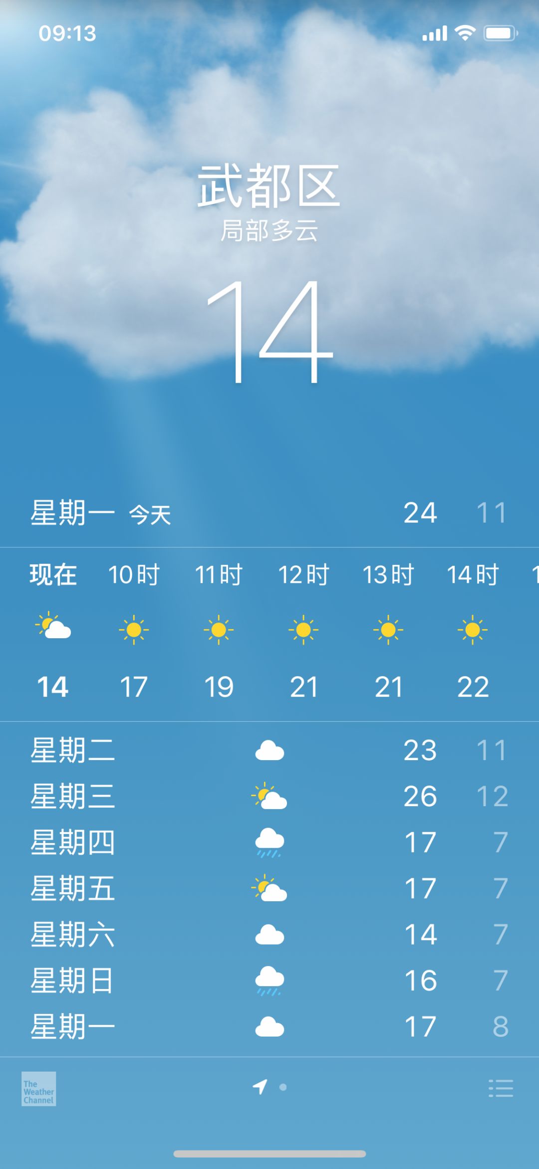 最高温1426本周陇南天气将迎来过山车模式