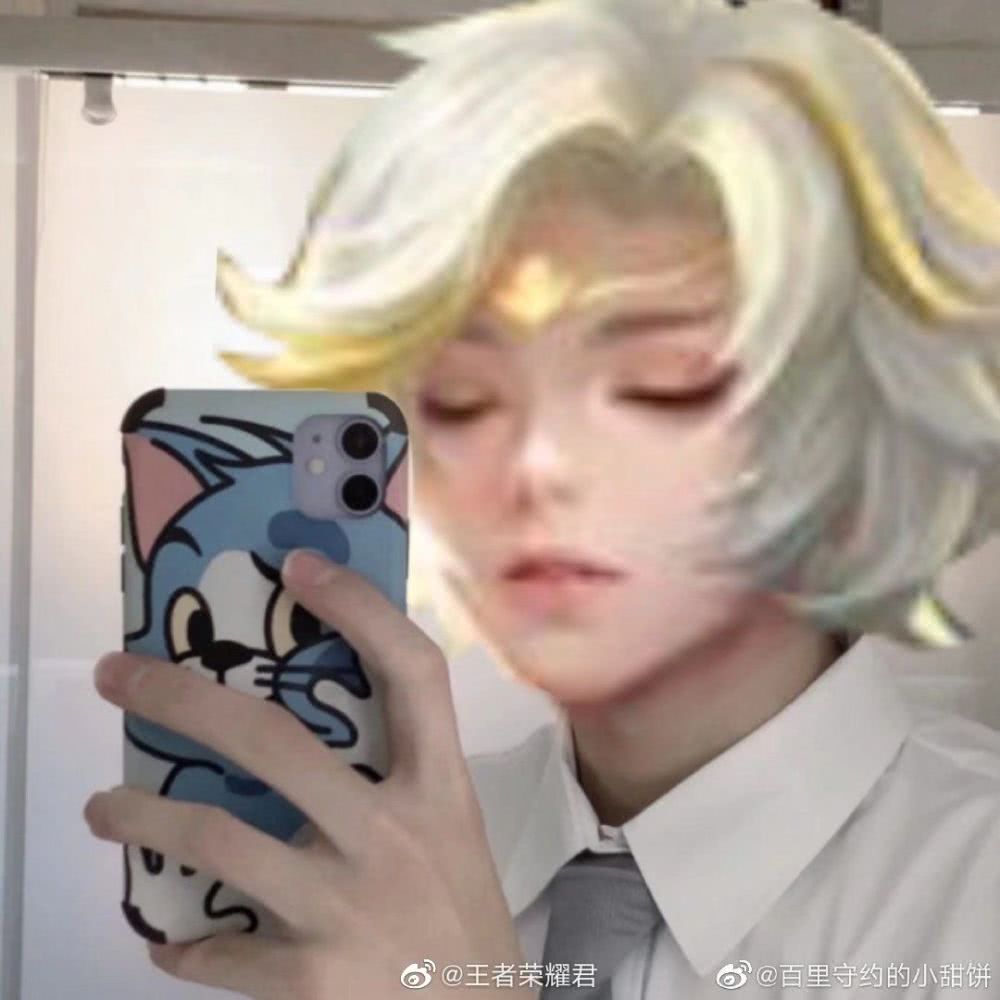 王者荣耀当英雄的脸p在真人上马超变成了天线宝宝