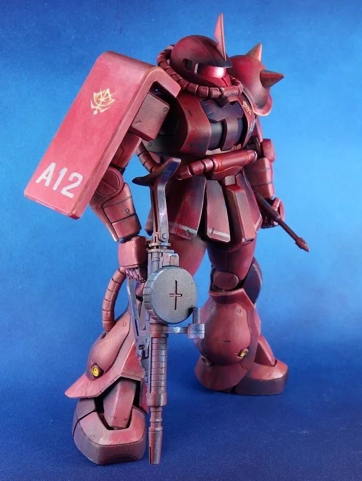 手绘风格涂装,"旧"化夏亚专用扎古2