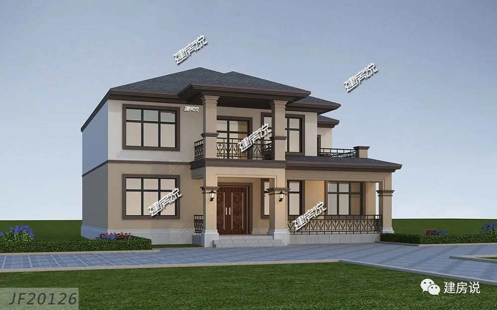 农村建房图纸35万建新中式别墅经典又实惠的好户型盘它