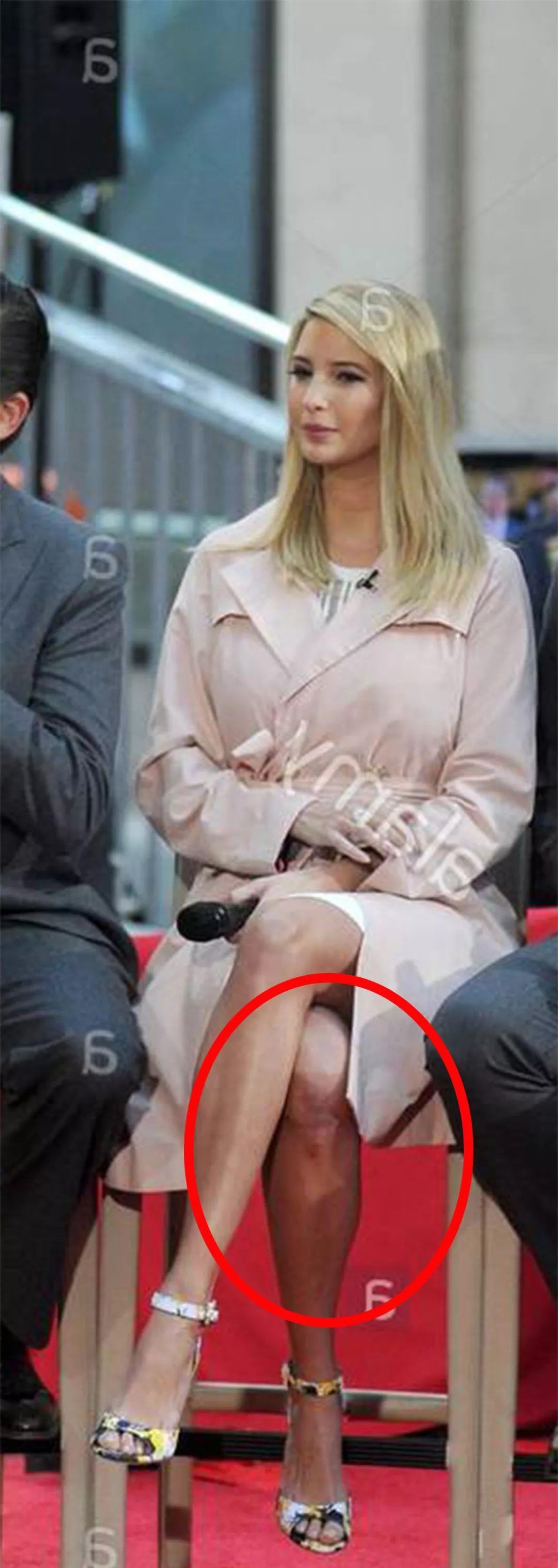 穿裙子遇到高脚凳伊万卡巧妙化解尴尬单脚杵地竟成亮点