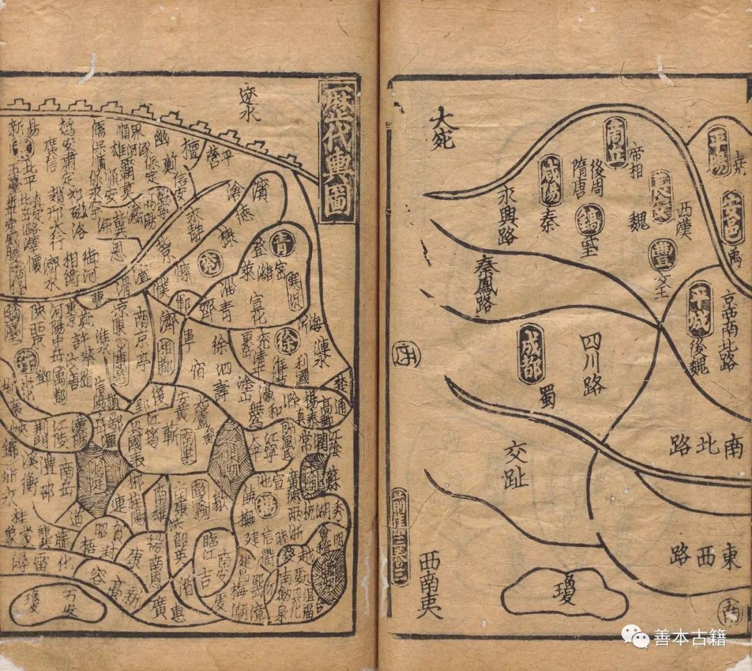 中国古代地图数量庞大，为何没有得到重视_古籍