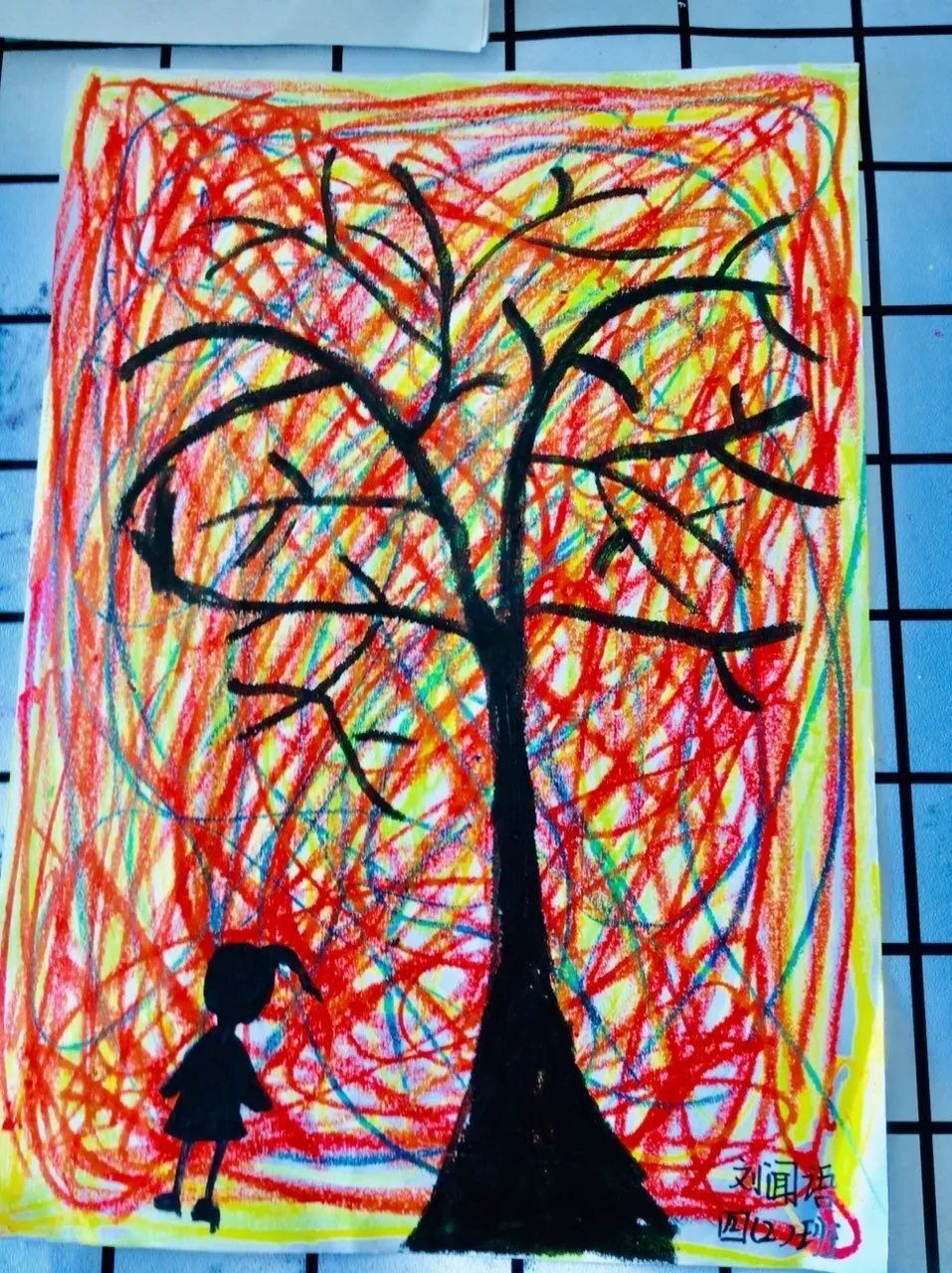 开济线上教育心理涂鸦画说心情记头桥小学第二期线上主题班会活动