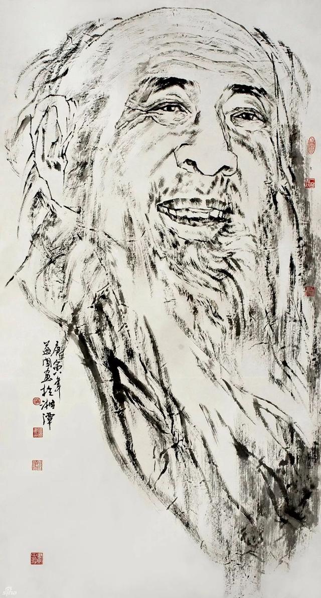 作品展满益国水墨人物画欣赏