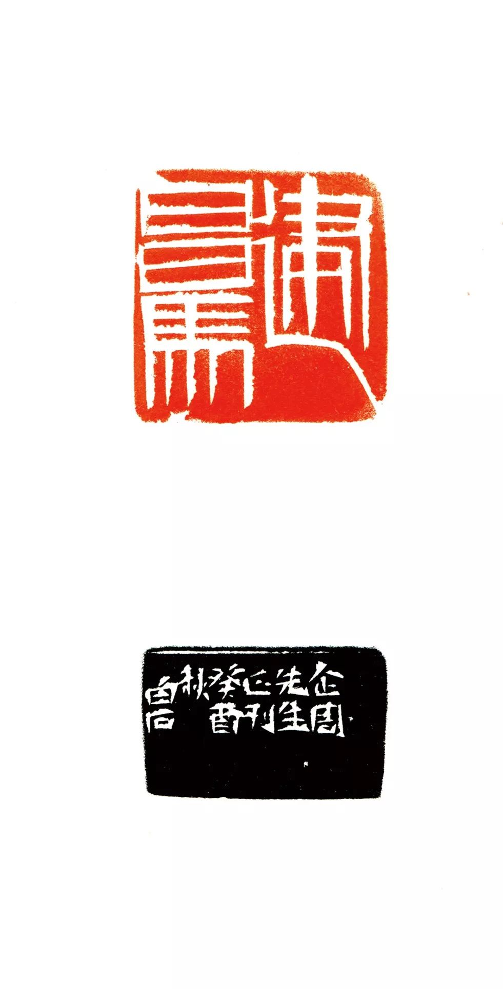 齐白石40方印蜕边款印石欣赏